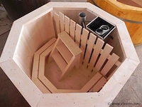 Hot tub - sparrenhout - afbeelding 3 van  9