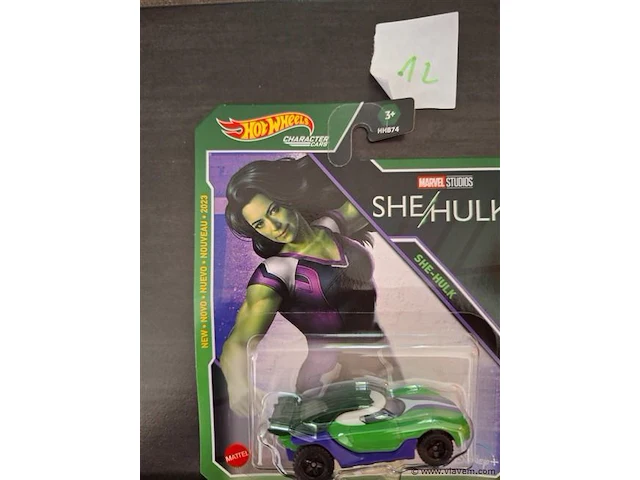 Hot wheels she hulk - afbeelding 2 van  4