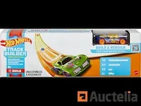 Hot wheels track builder unlimited track pack with diecast car kit - racebaan bouwpakket - afbeelding 1 van  3
