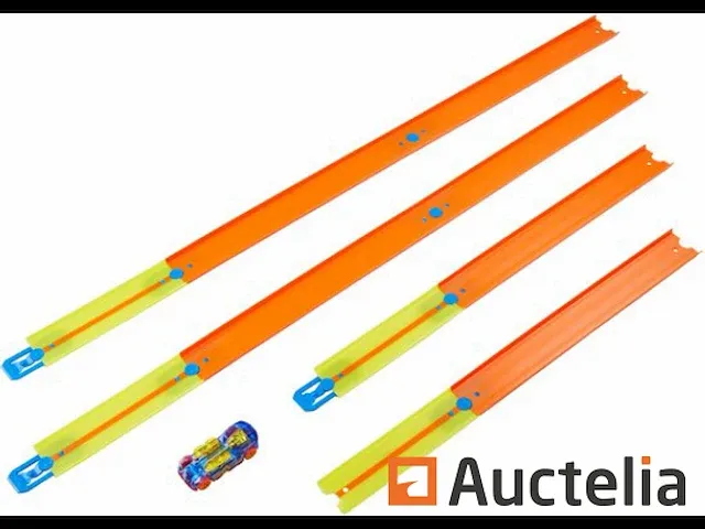 Hot wheels track builder unlimited track pack with diecast car kit - racebaan bouwpakket - afbeelding 3 van  3