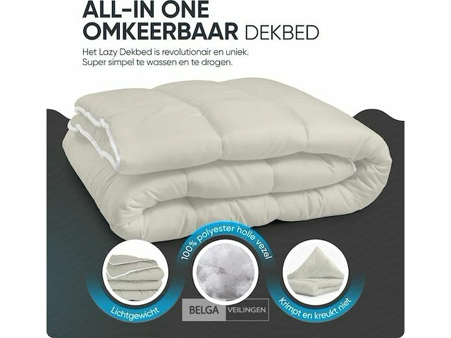 Hoteldekbed 140x200cm - afbeelding 6 van  7
