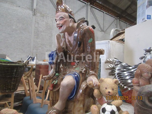 Houding van een man in aardewerk - afbeelding 3 van  4