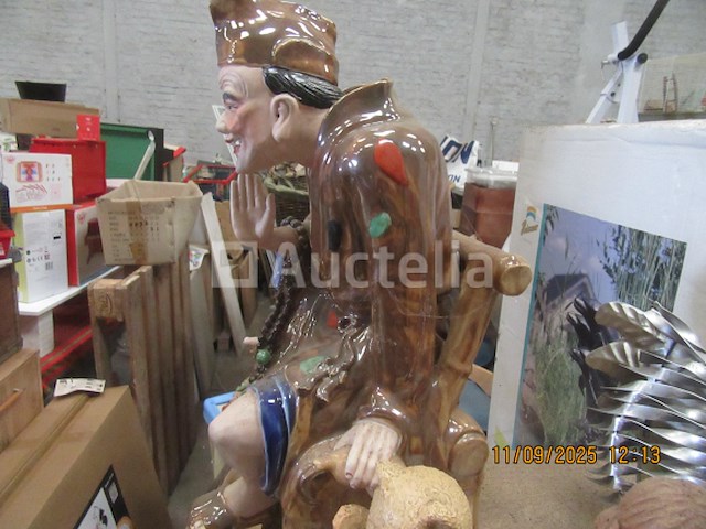 Houding van een man in aardewerk - afbeelding 4 van  4