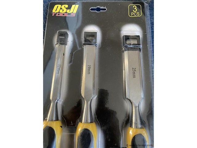 Houtbeitel set 3 delig - afbeelding 2 van  2