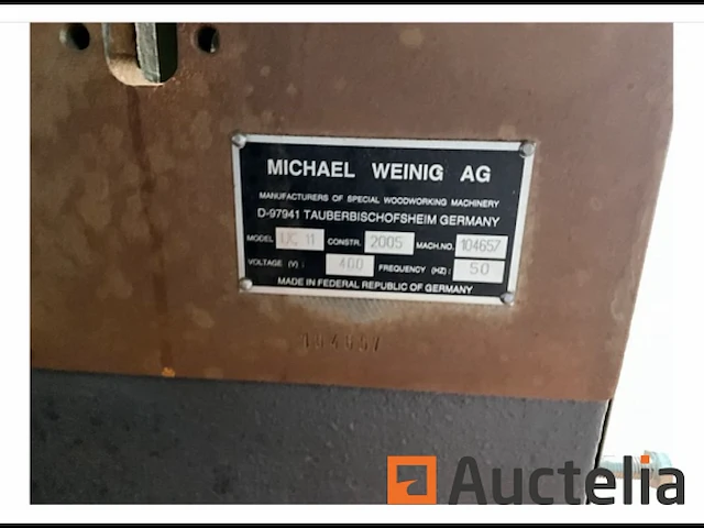 Houtbewerking michael weinig unicontrol 11 - afbeelding 3 van  23