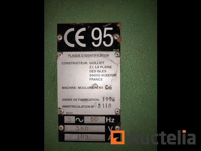 Houtbewerkingsmachines guillet kx c6 freesmachine - afbeelding 4 van  5