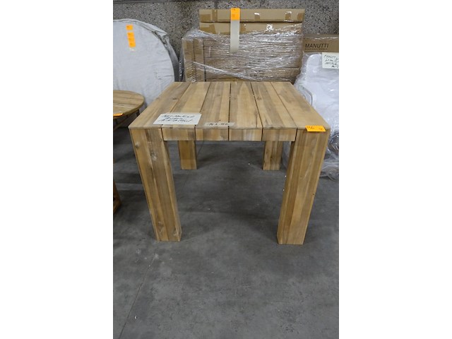 Houten acacia tafel - afbeelding 1 van  2