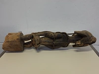 Houten afrikaans tribaal kunstwerk - afbeelding 3 van  5