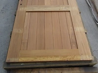 Houten afrormosia deur - afbeelding 1 van  4