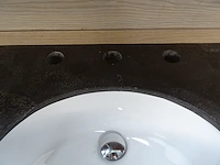 Houten badkamerkast - afbeelding 12 van  13