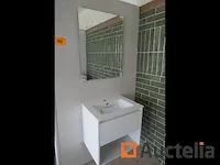 Houten badkamermeubel noja blanco brillo - afbeelding 1 van  4