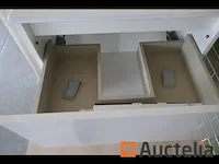 Houten badkamermeubel noja blanco brillo - afbeelding 4 van  4