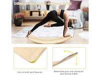 Houten balance board - 2 stuks (x2) - afbeelding 3 van  6