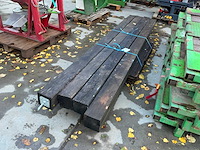 Houten balken (4x) - afbeelding 2 van  4