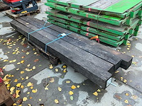 Houten balken (4x) - afbeelding 3 van  4