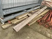 Houten balken en latten