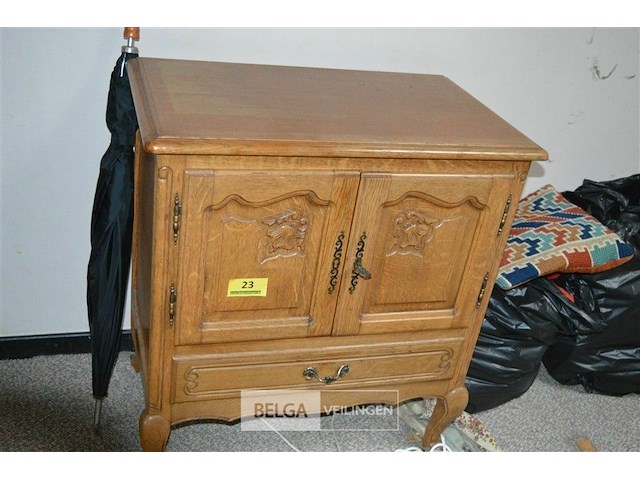 Houten barkast - afbeelding 1 van  3