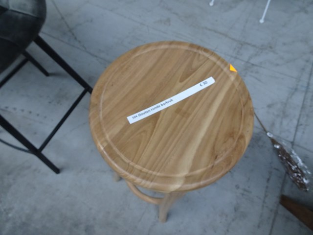 Houten barkruk - afbeelding 2 van  2