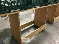 Houten bartafel