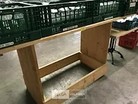 Houten bartafel