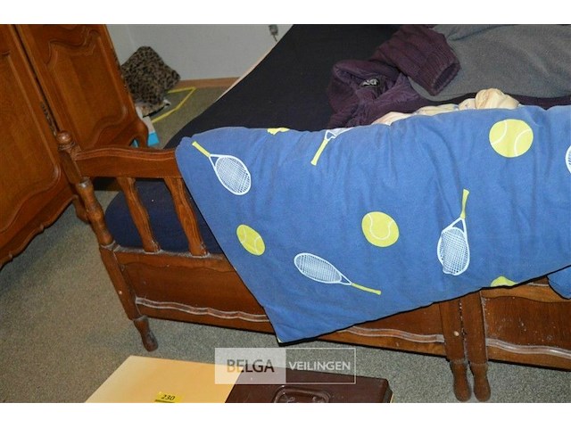 Houten bed (2x 1 persoonsbed) - afbeelding 3 van  3