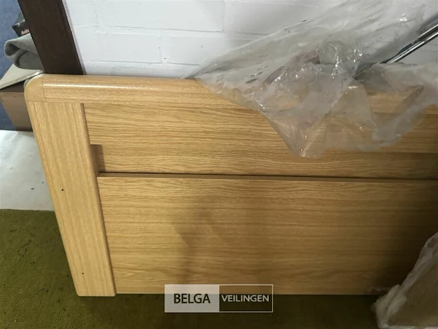 Houten bed l200xb90 cm zonder lattenbodem - afbeelding 4 van  4