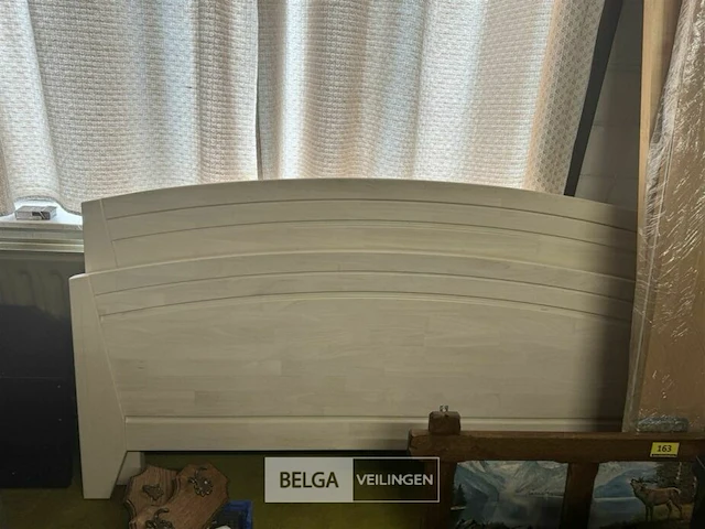 Houten bed l200xb90 cm zonder lattenbodem - afbeelding 3 van  3