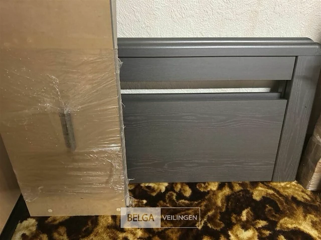 Houten bed l200xb90 cm zonder lattenbodem - afbeelding 2 van  3