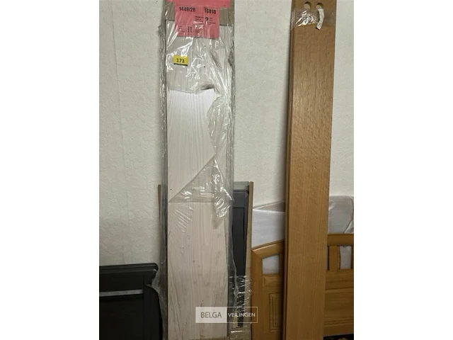 Houten bed l200xb90 cm zonder lattenbodem - afbeelding 2 van  2