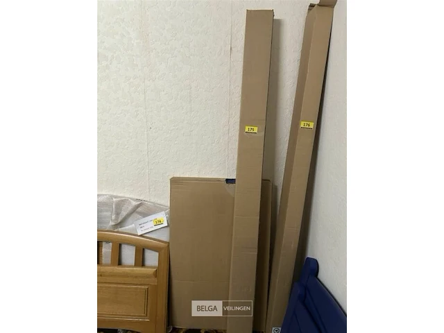 Houten bed l200xb90 cm zonder lattenbodem - afbeelding 2 van  2