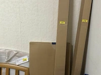 Houten bed l200xb90 cm zonder lattenbodem - afbeelding 2 van  2