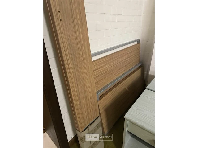 Houten bed l200xb90 cm zonder lattenbodem - afbeelding 4 van  5