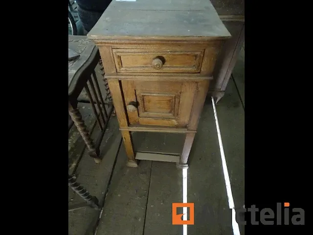 Houten bed - afbeelding 1 van  3