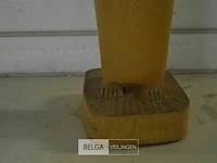 Houten beeld "vrouw met kind" h ±70cm - afbeelding 4 van  5