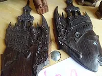 Houten beeldjes (8 stuks) - afbeelding 2 van  5