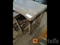 Houten benoemt set tafels - afbeelding 4 van  7
