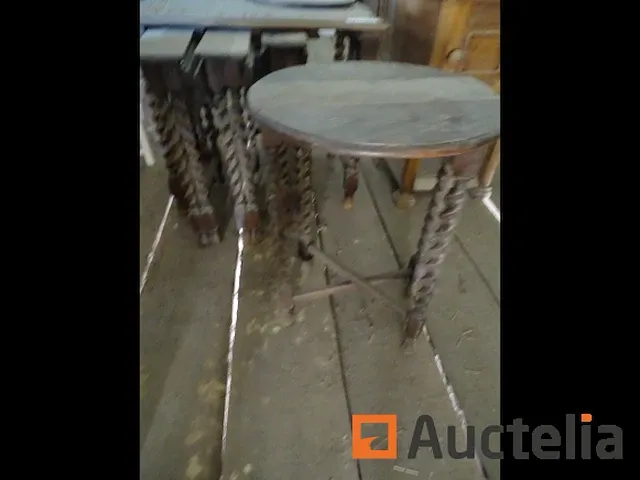 Houten benoemt set tafels - afbeelding 7 van  7