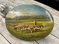 Houten beschilderd paneel - afbeelding 1 van  8