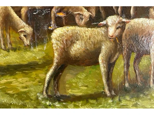 Houten beschilderd paneel - afbeelding 5 van  8