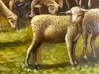 Houten beschilderd paneel - afbeelding 5 van  8