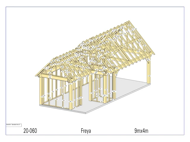 Houten bijgebouw freya - douglas - afbeelding 1 van  1