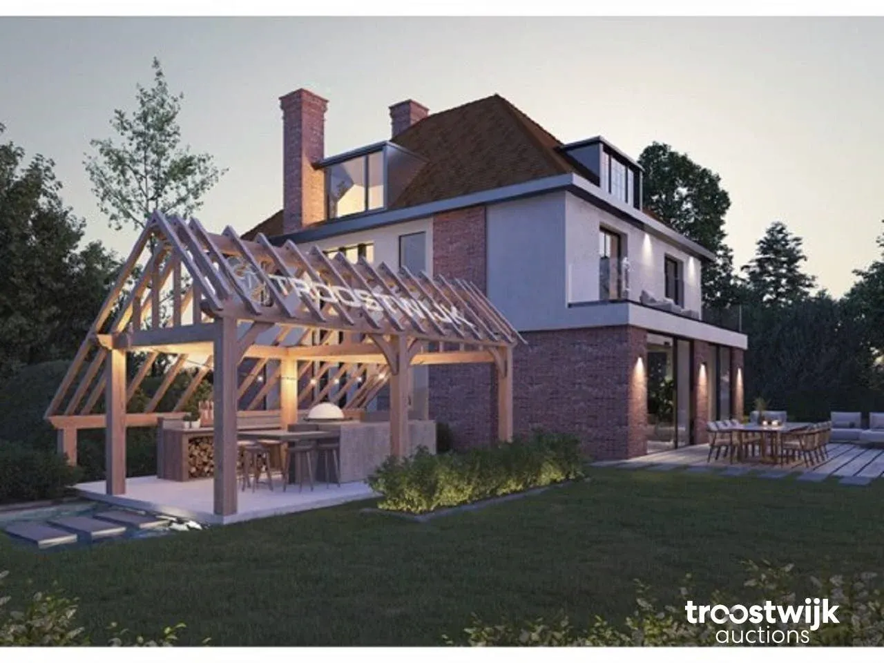 Houten bijgebouwen en tuinhuizen