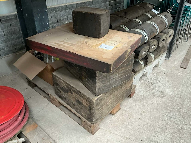 Houten blokken (4x) - afbeelding 1 van  2