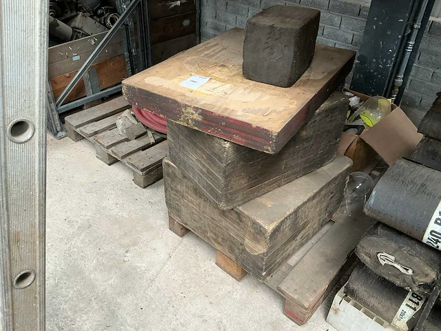 Houten blokken (4x) - afbeelding 2 van  2
