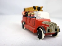 Houten brandweerwagentje 36982 - afbeelding 3 van  4