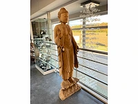 Houten buddha - afbeelding 2 van  8