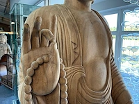 Houten buddha - afbeelding 4 van  8