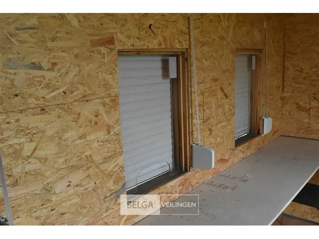 Houten buiten unit (inkomcontainer, drankenbonunit) 3 vensters 1 deur, met inrichting 275x10x220 - afbeelding 15 van  23