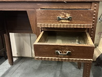 Houten bureau met 2 schuiven - afbeelding 3 van  3