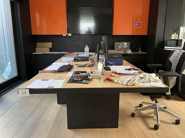 Houten bureau tafel - afbeelding 2 van  7